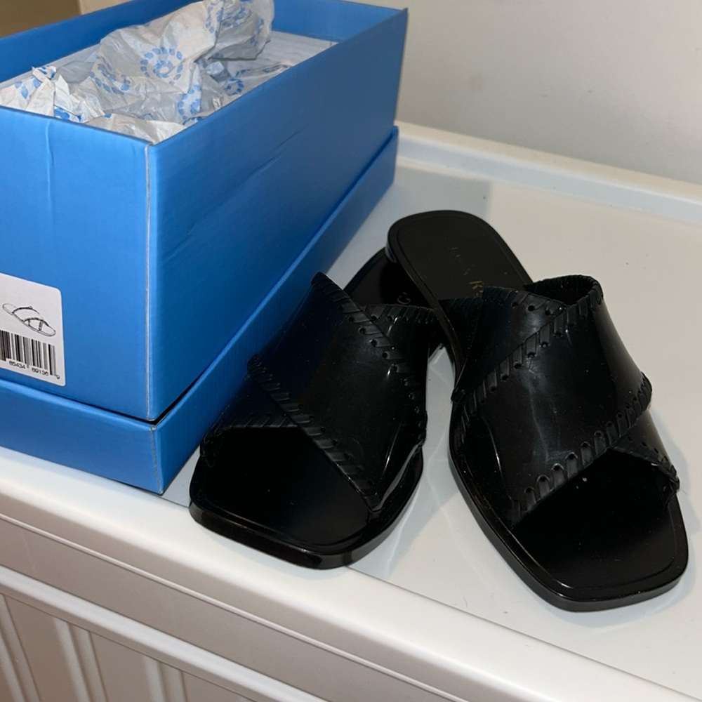 Jack Roger black sandals